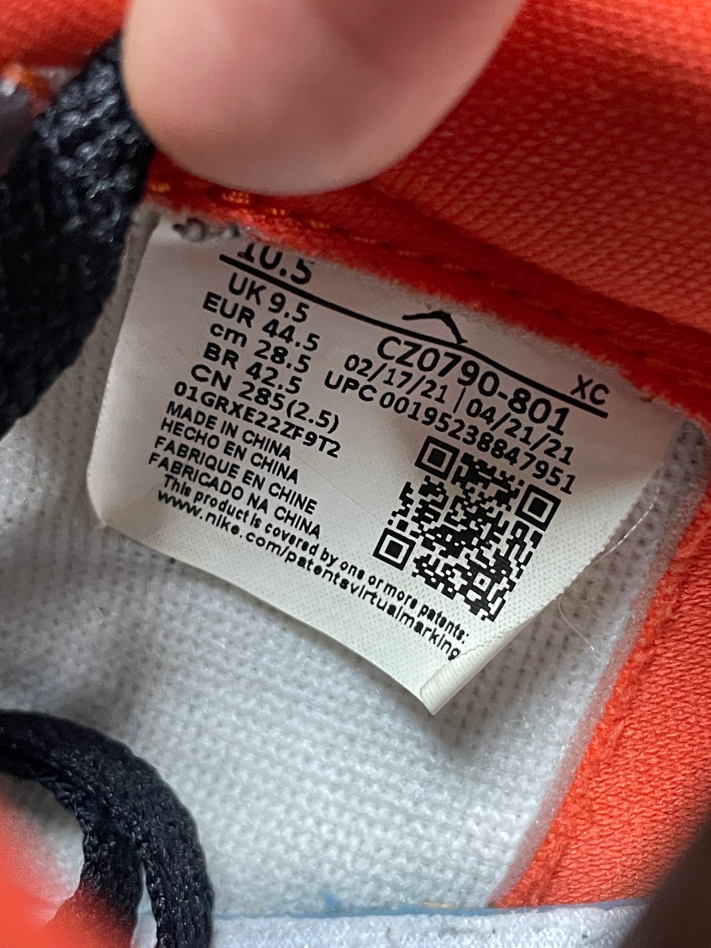 10.5-Jordan 1 Low Starfish