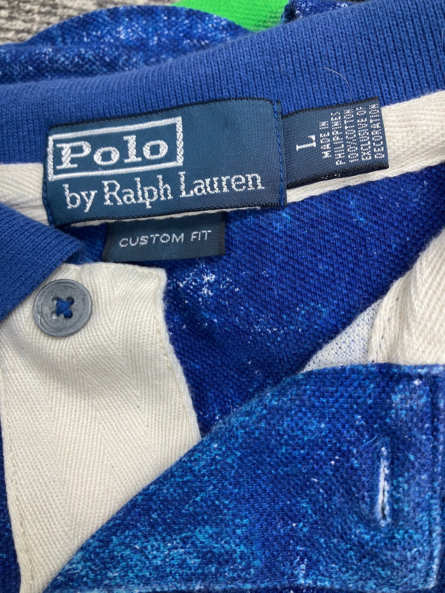 L-Polo Watercolor Stripes