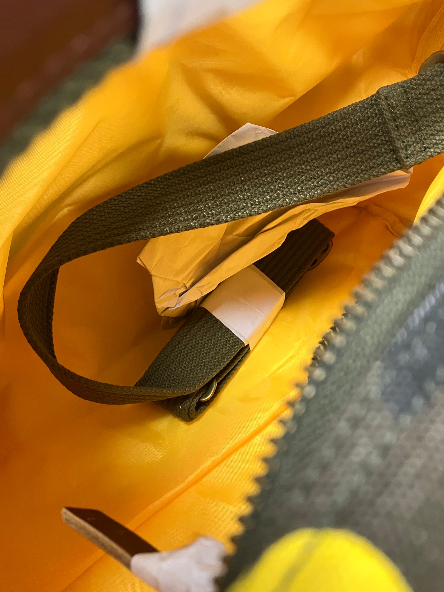 Polo Ralph Lauren Canvas Camo Tiger Patch Duffle Bag