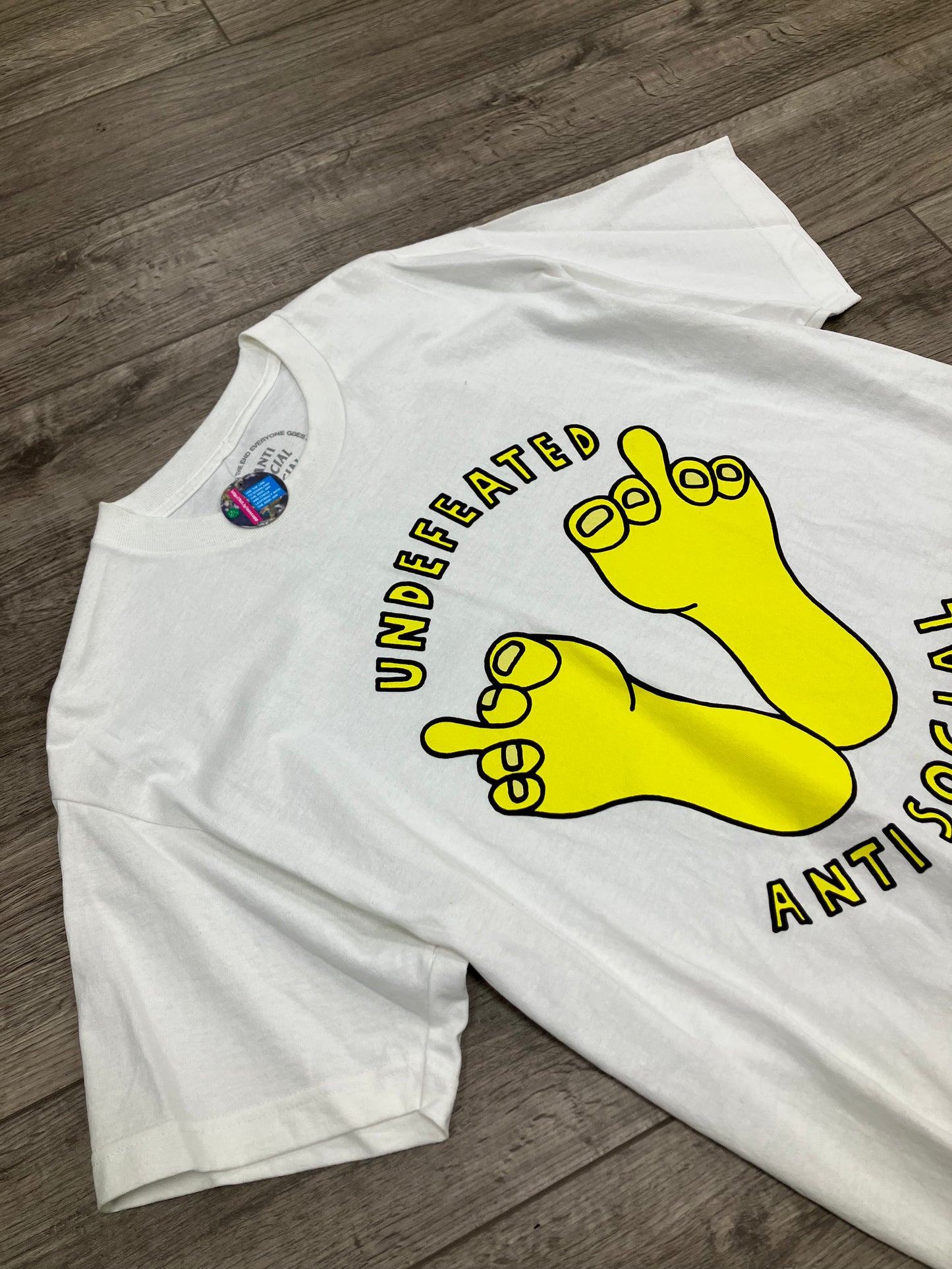 L-Undefeated Anti Social Tee