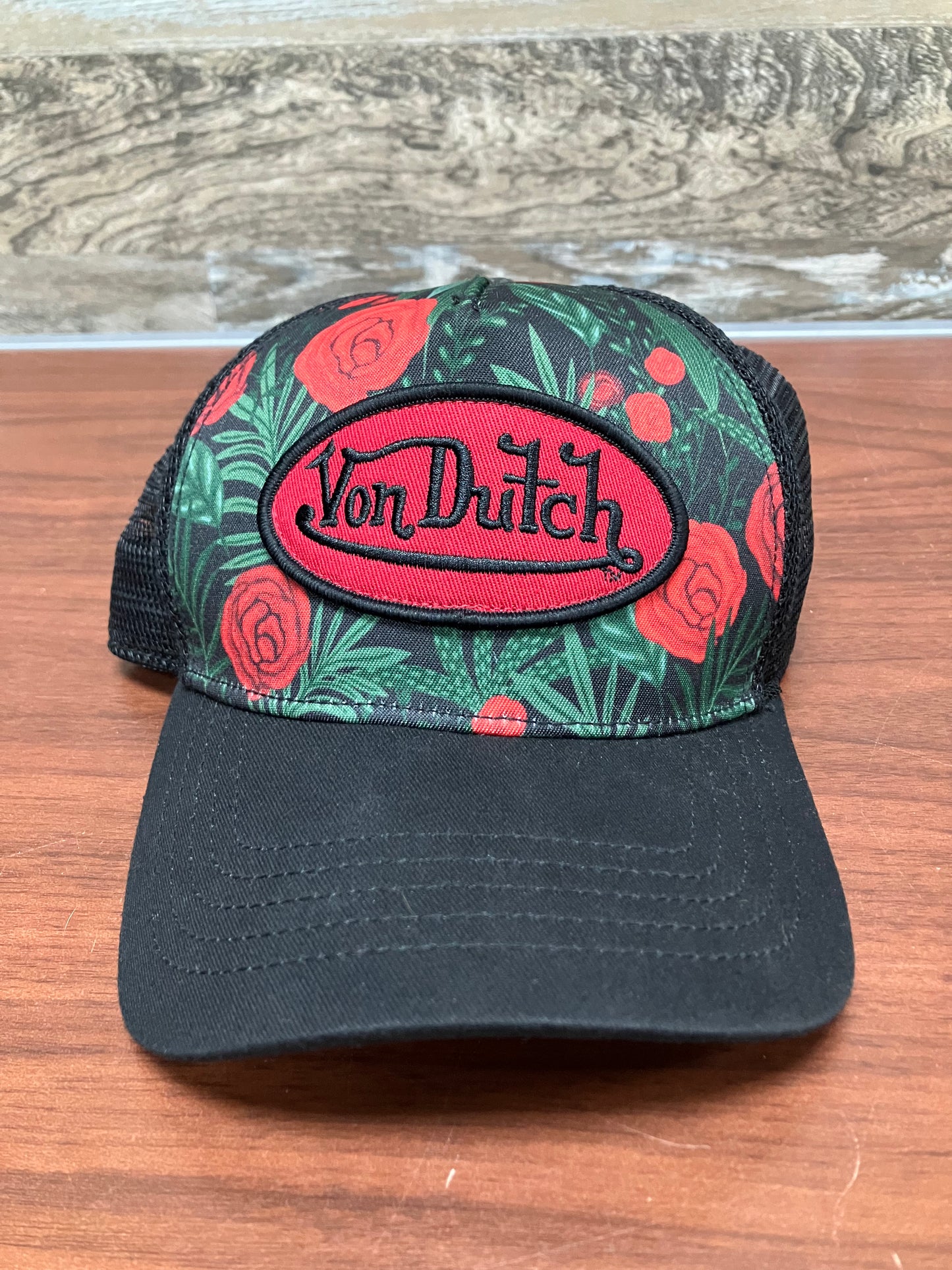 Von Dutch Roses Trucker Hat