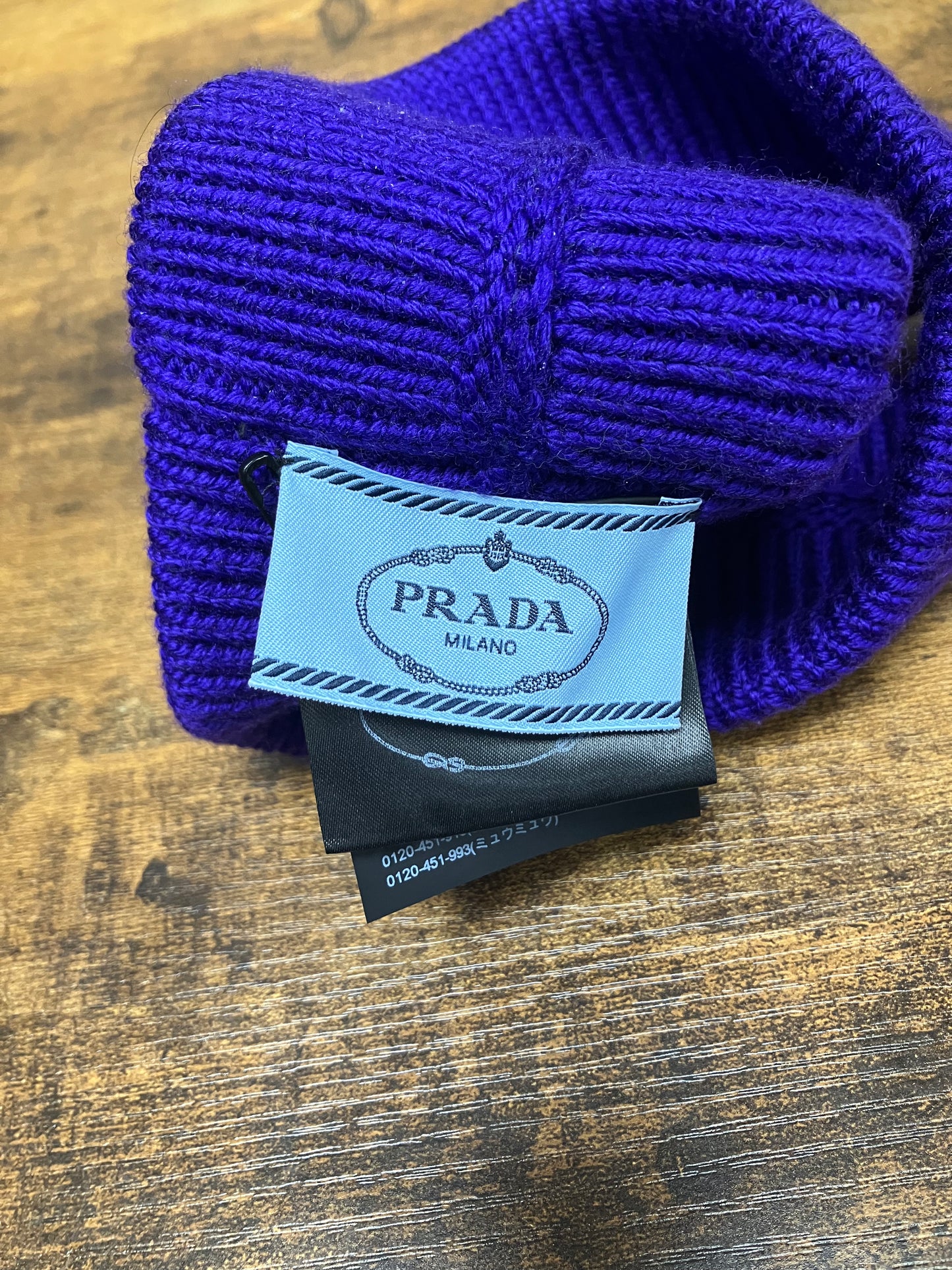S-Prada Purple Knit Headband