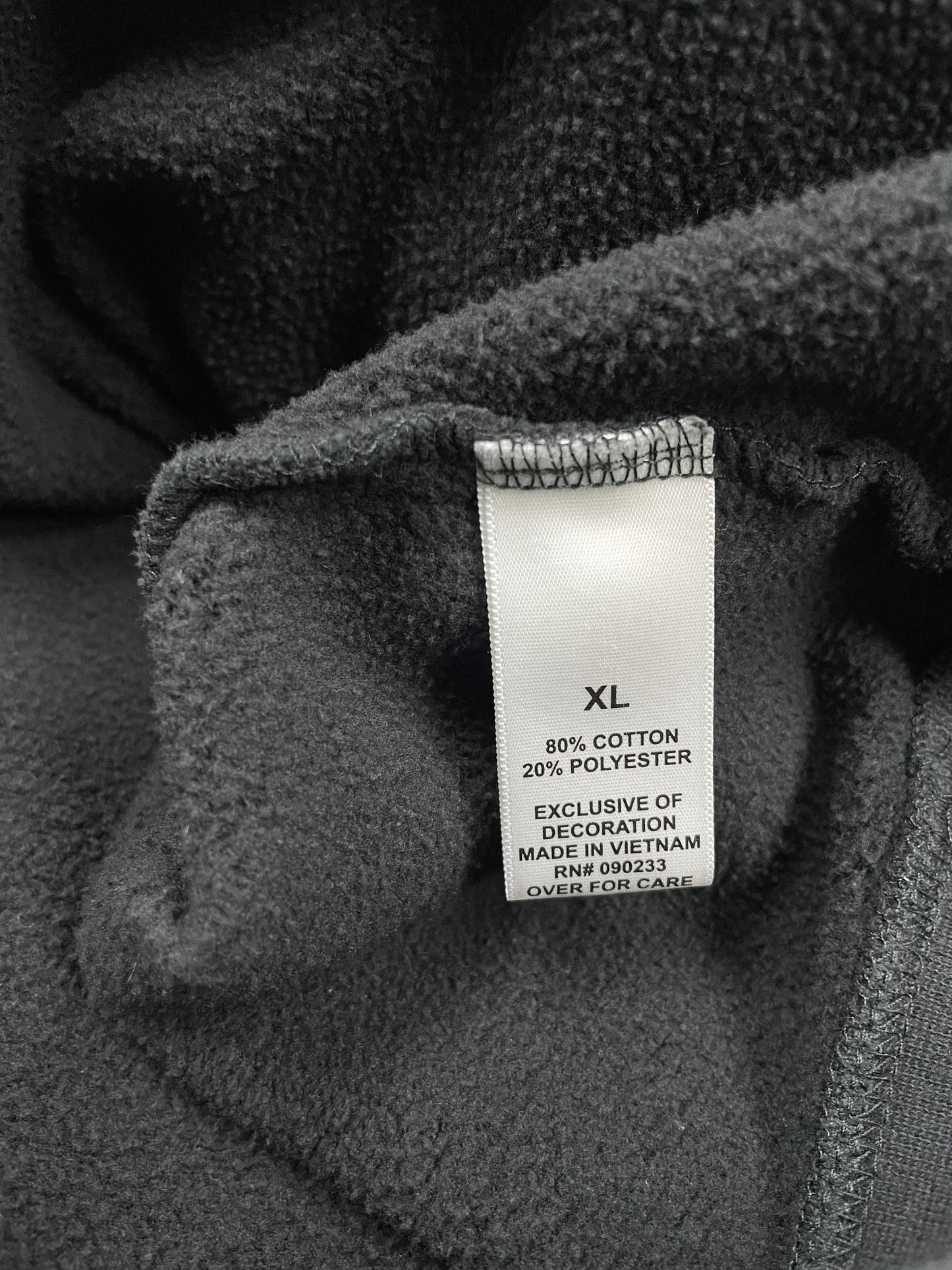 XL - Fear Of God Essentials Black Logo Pullover Hoodie