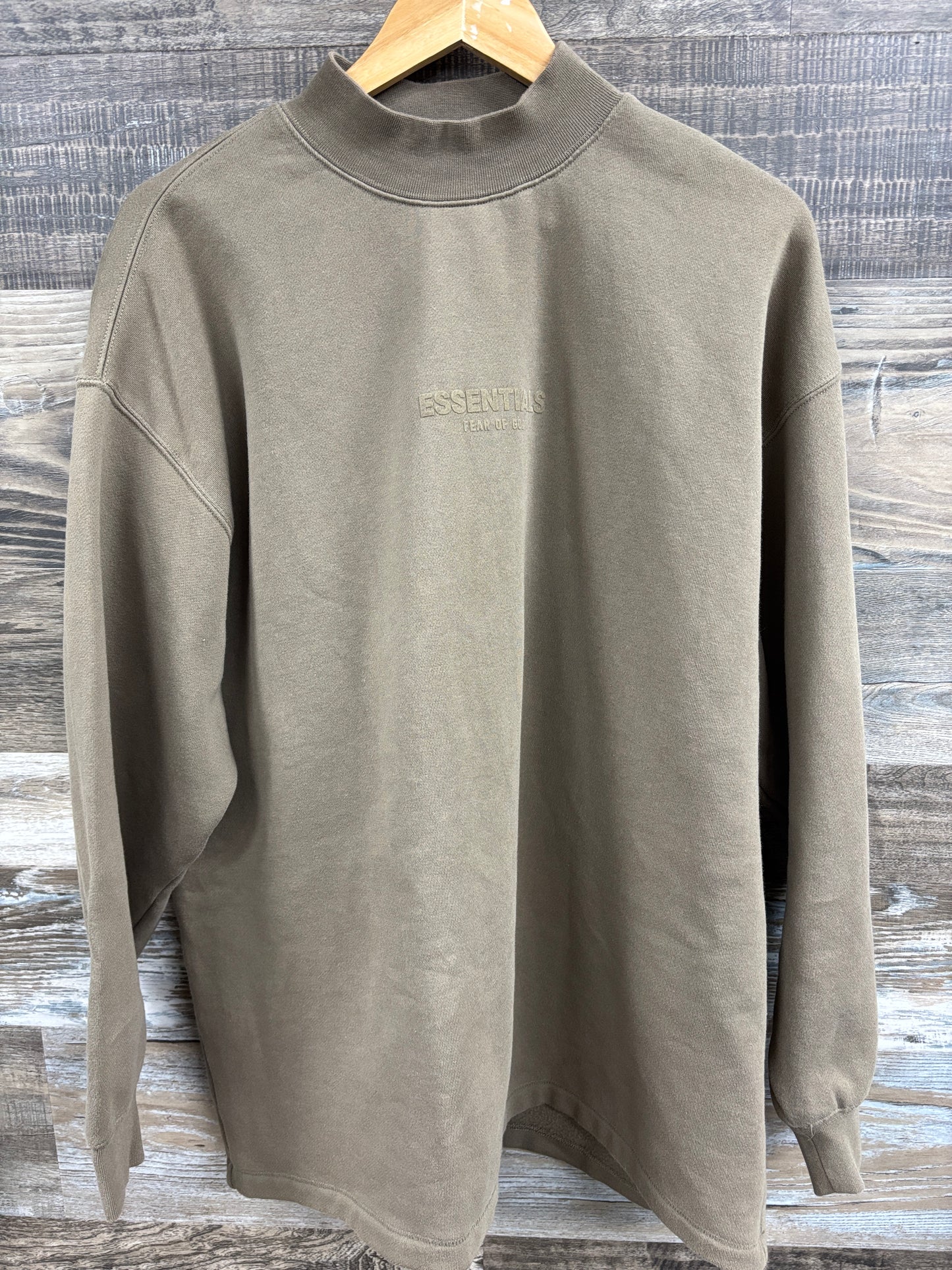 S - Essentials relaxed crewneck smoke