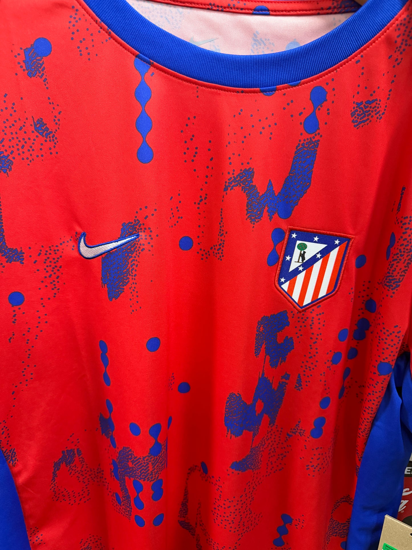 XL - Nike Athletico Madrid Pre Match 24/25 Jersey New