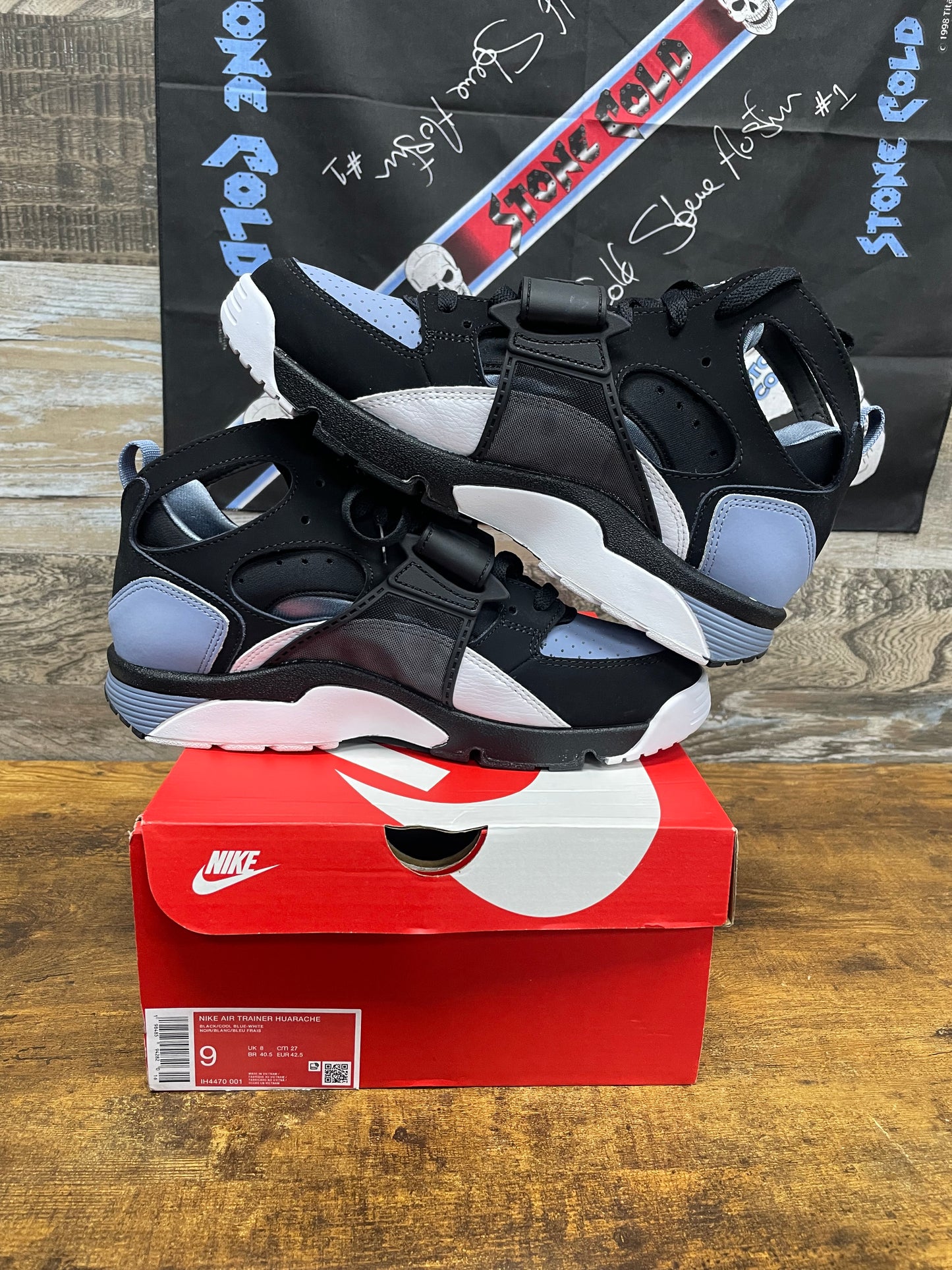 9 - Huarache Trainer Blue-White