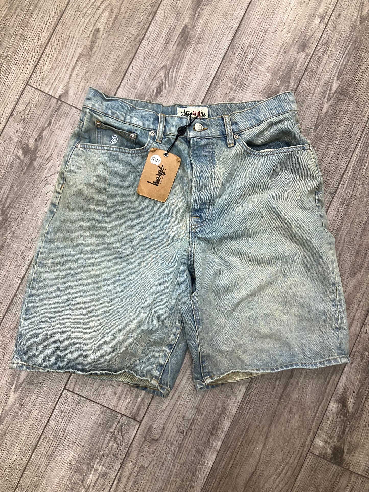 Stussy Big Ol’ Short Beach Wash Denim Shorts 30