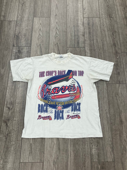 Atlanta Braves Back to Back Size Large