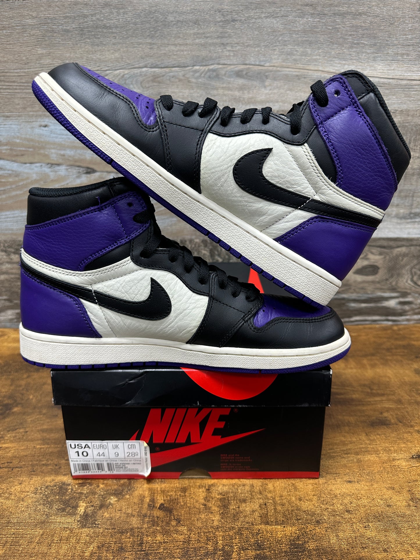 Jordan 1 High court Purple 1.0 Size 10