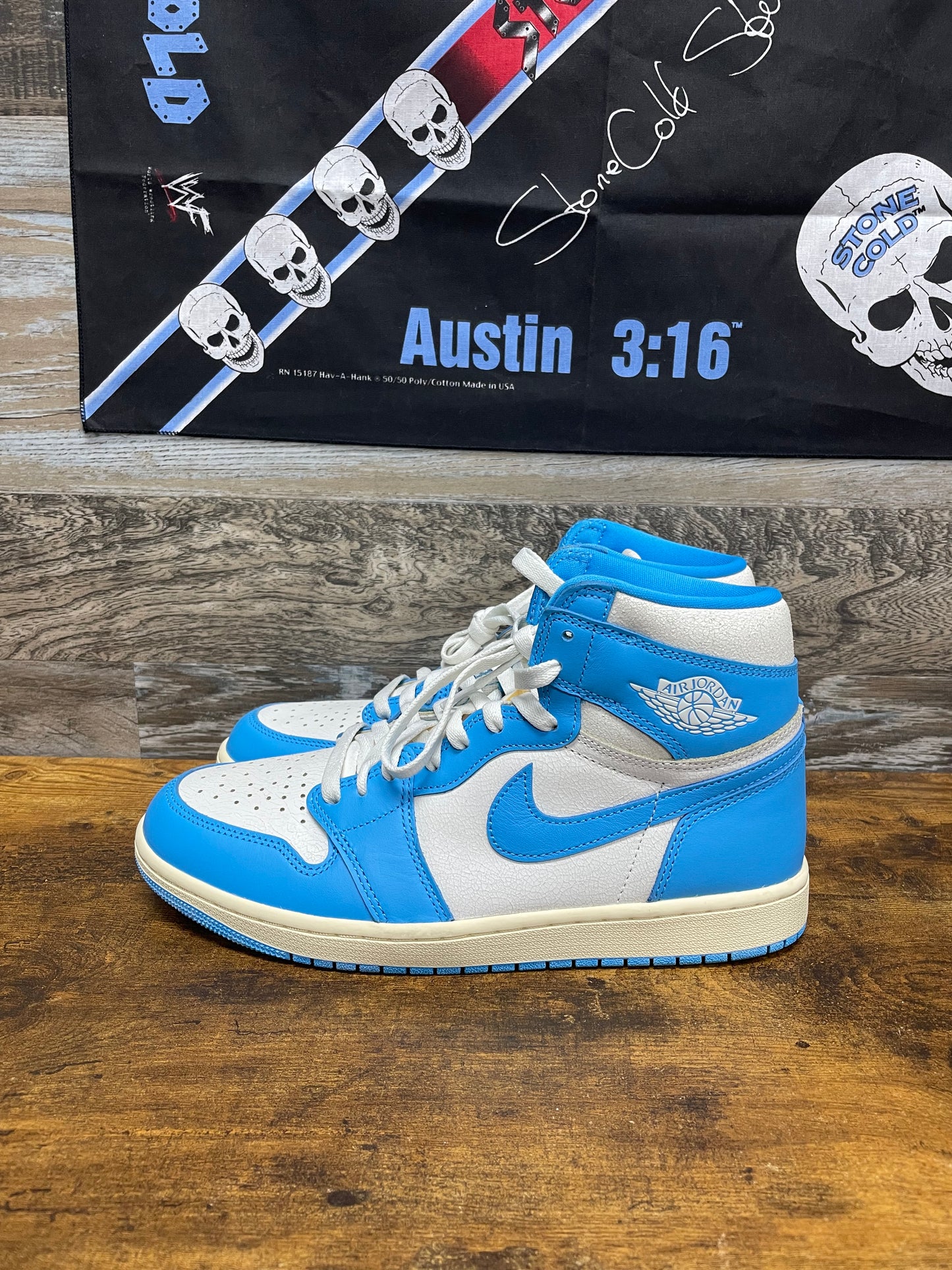 Nike Air Jordan 1 Retro High OG Mens UNC Reimagined Blue White 9.5