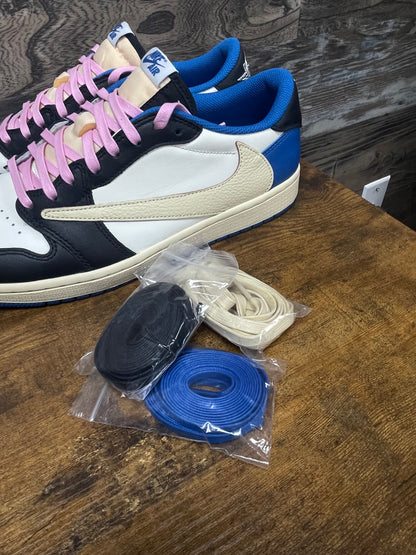 11 - Travis Scott x Fragment Design x Air Jordan 1 Low OG SP "Sail Military Blue"