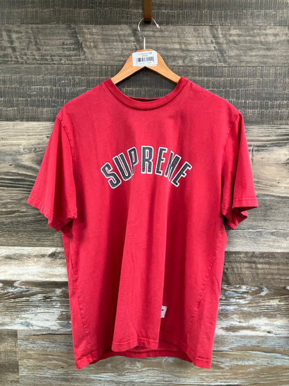 L - Supreme Red Arc Logo Tee