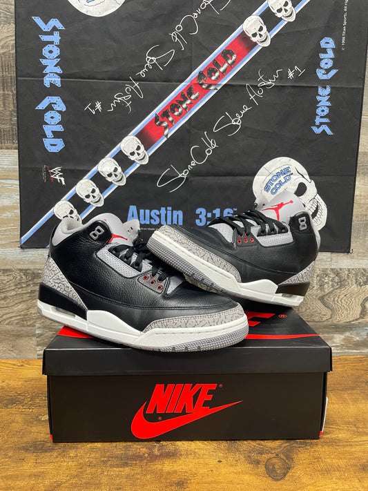 Air Jordan 3 Black Cement 10