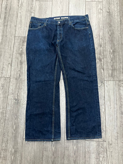Evisu Dark Wash “Genes” Size 38x31