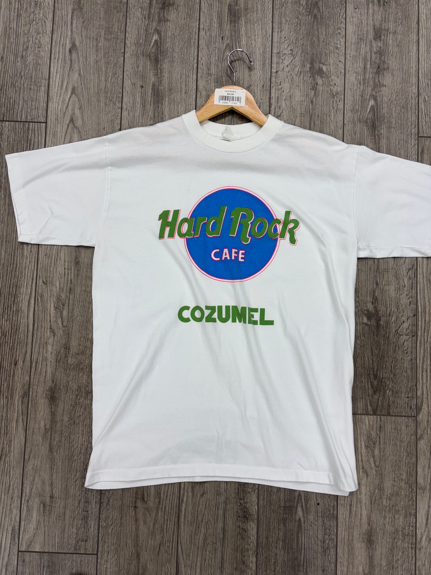 Hard rock Cozumel Vtg Tee Large