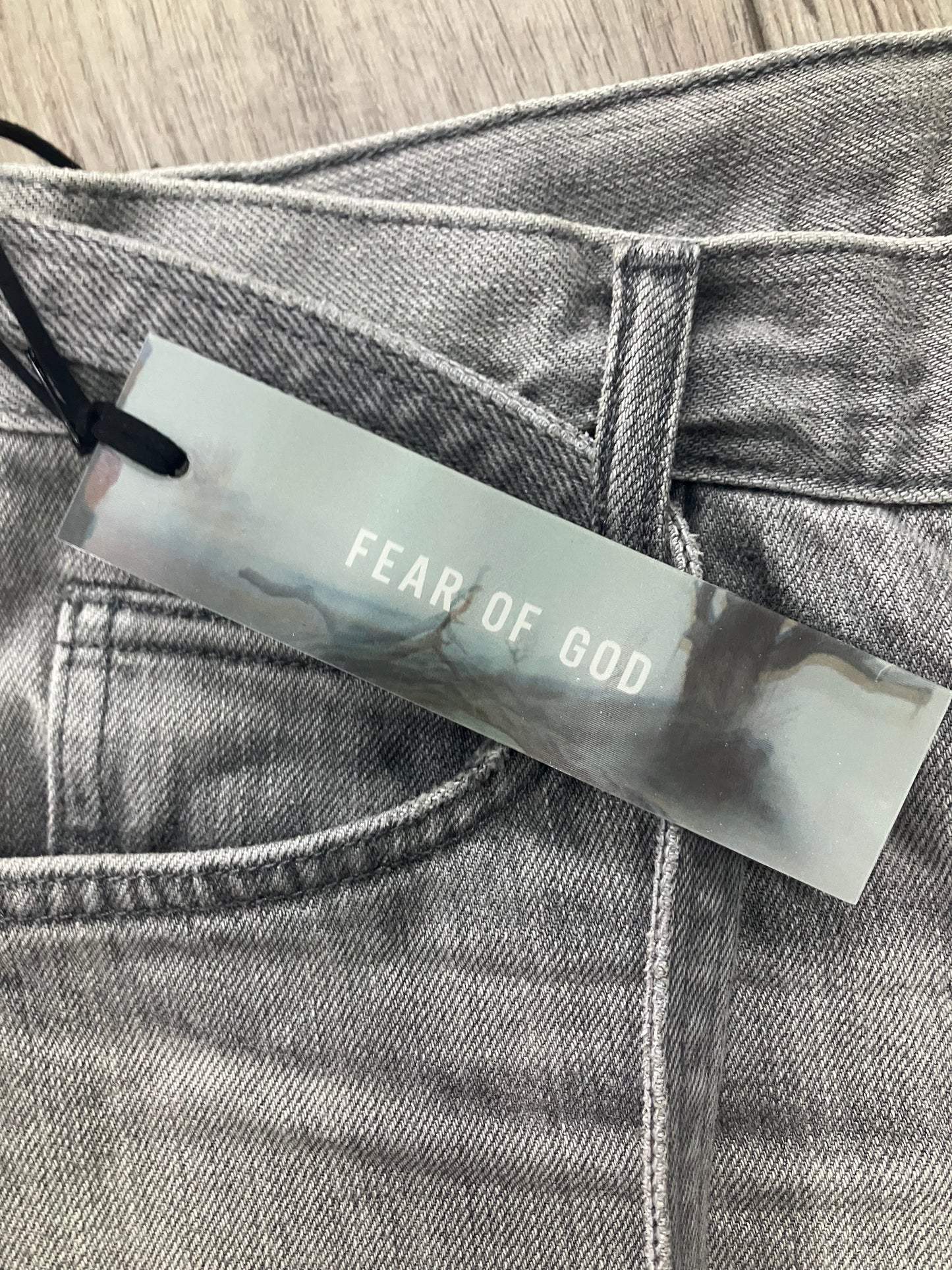 31 - Fear of God Sixth Collection Grey Slim-Fit Jeans