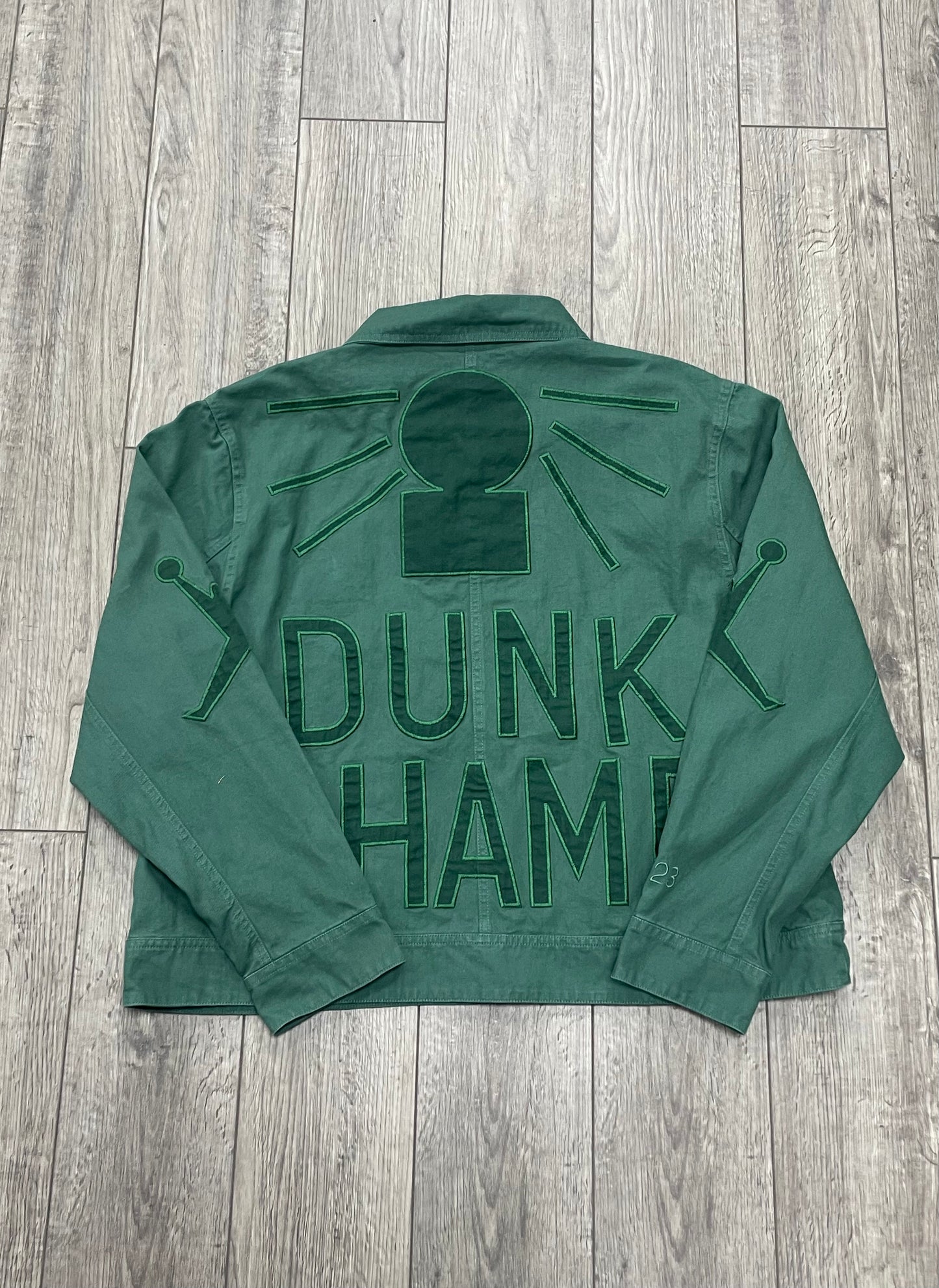 L - Nina Chanel Abney X Jordan Jacket Green