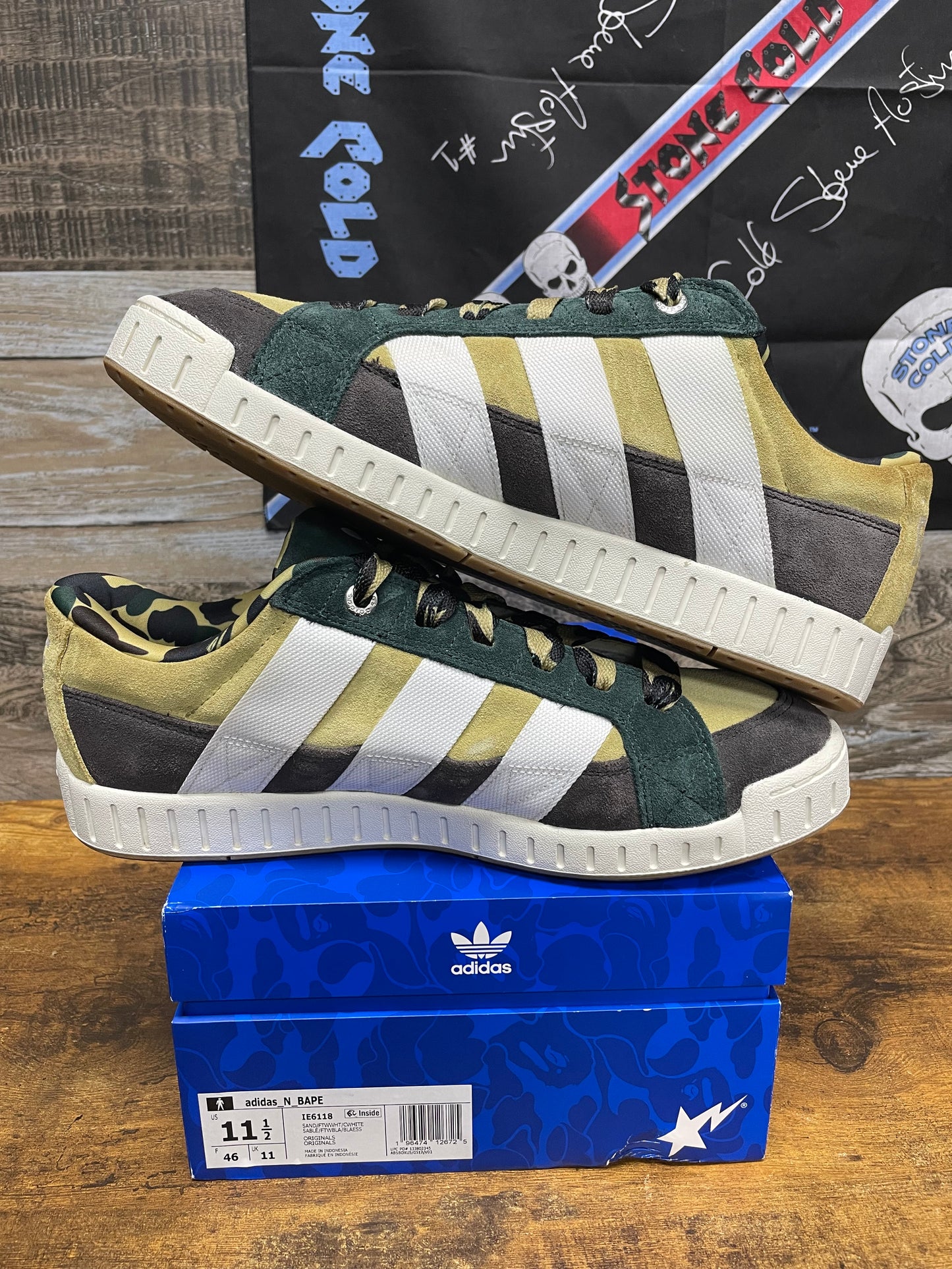 Adidas NRTN Bape Sand camo Size 11.5