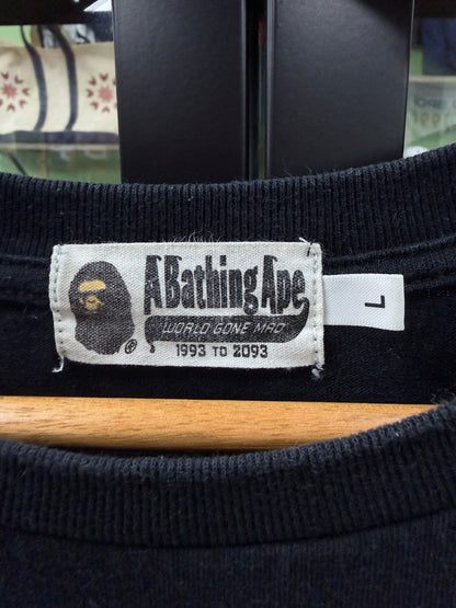 L - Bape Red Graffiti Tee