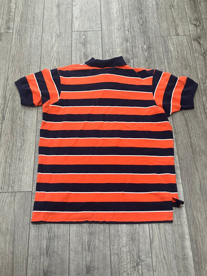 Polo Orange/Navy stripe Size XL