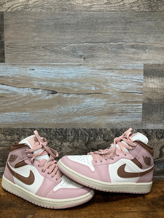 AJ 1 Mid Pink 8w