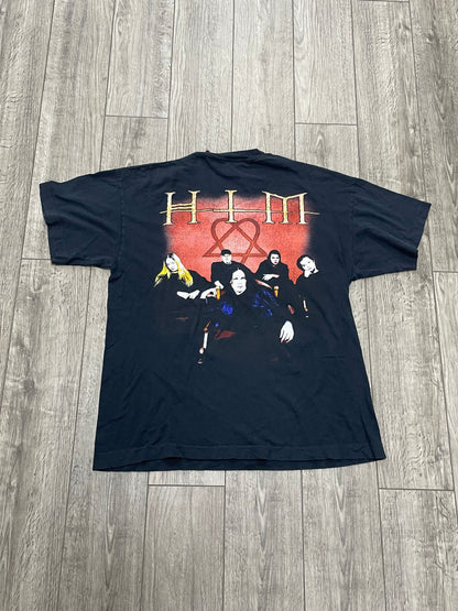 HIM Band Tee Size Large