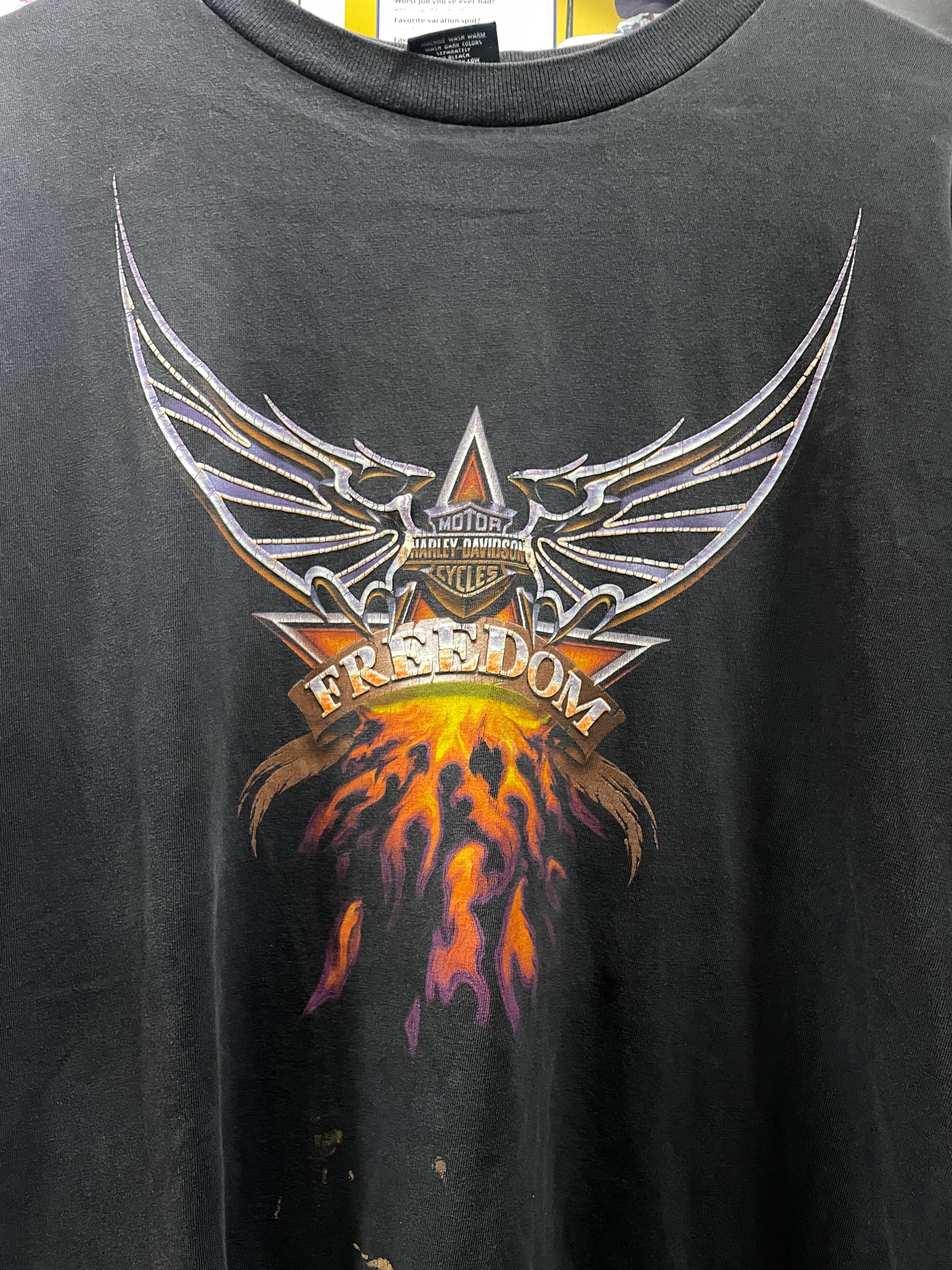 XL - Vtg Harley-Davidson "Freedom" Tee