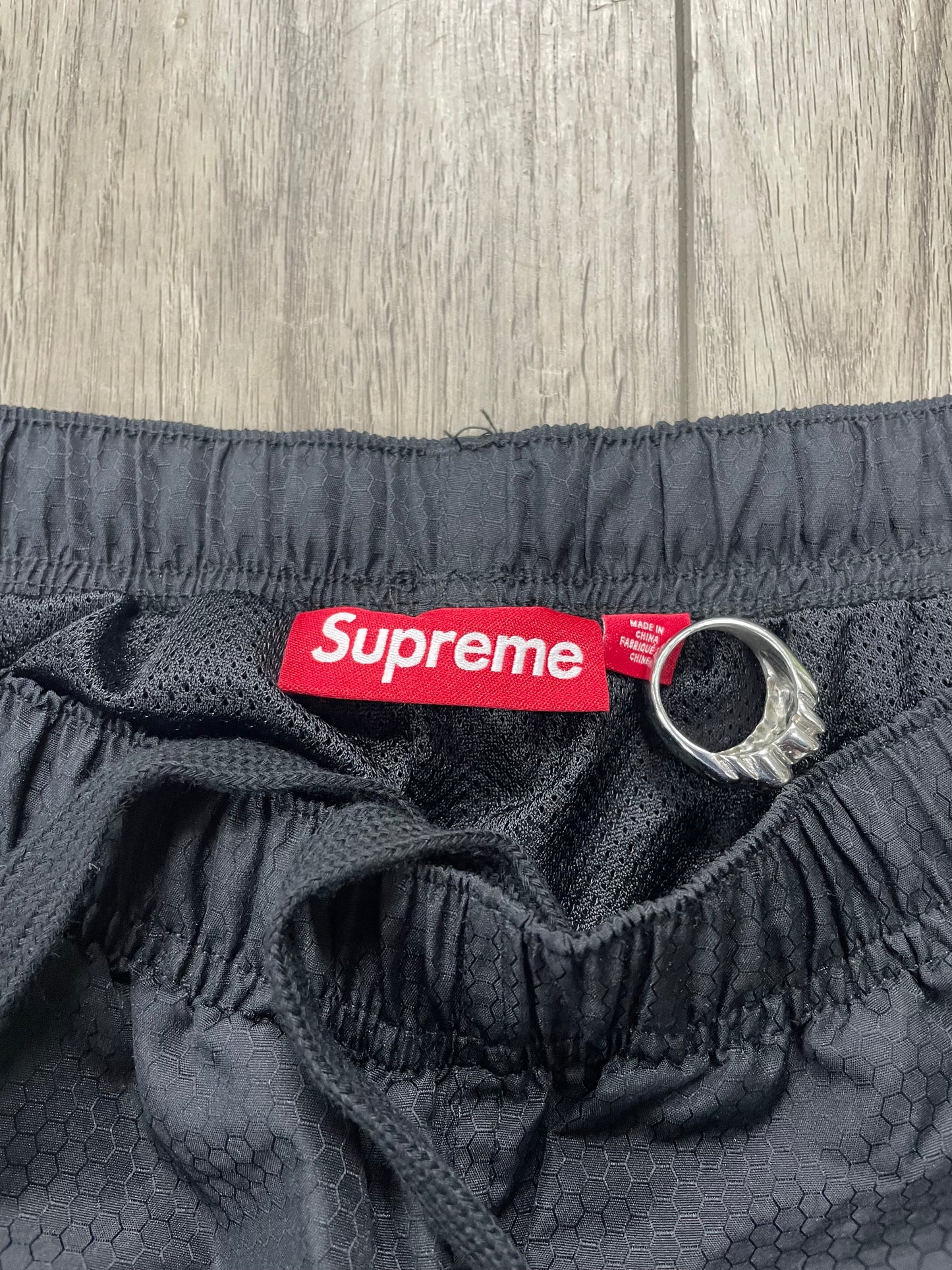 Supreme Reflective Piping Track Pant 'Black' S
