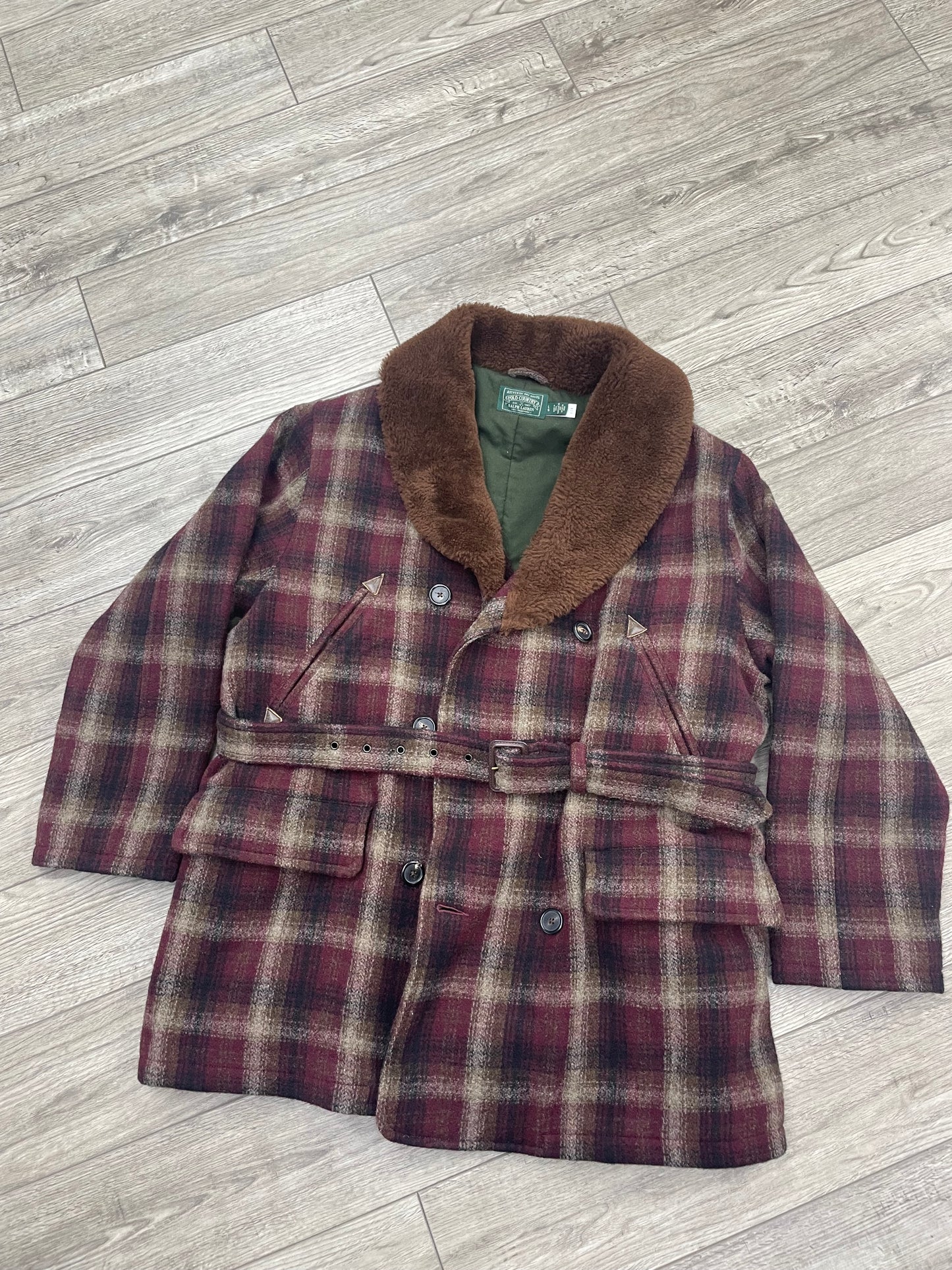 Polo Ralph Lauren Wool Barn Coat L