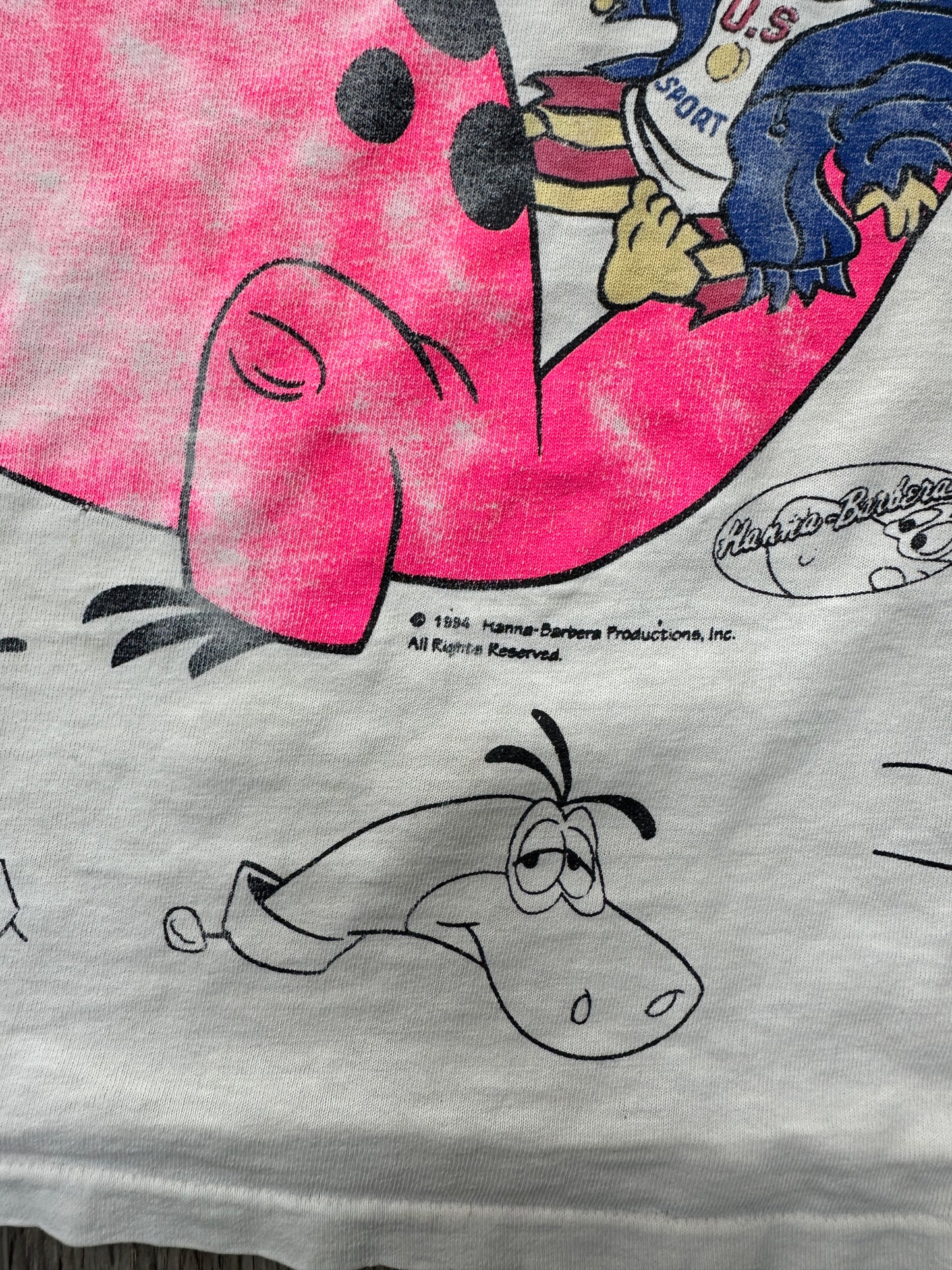 Flintstones Dino All over print 90s tee Size XL