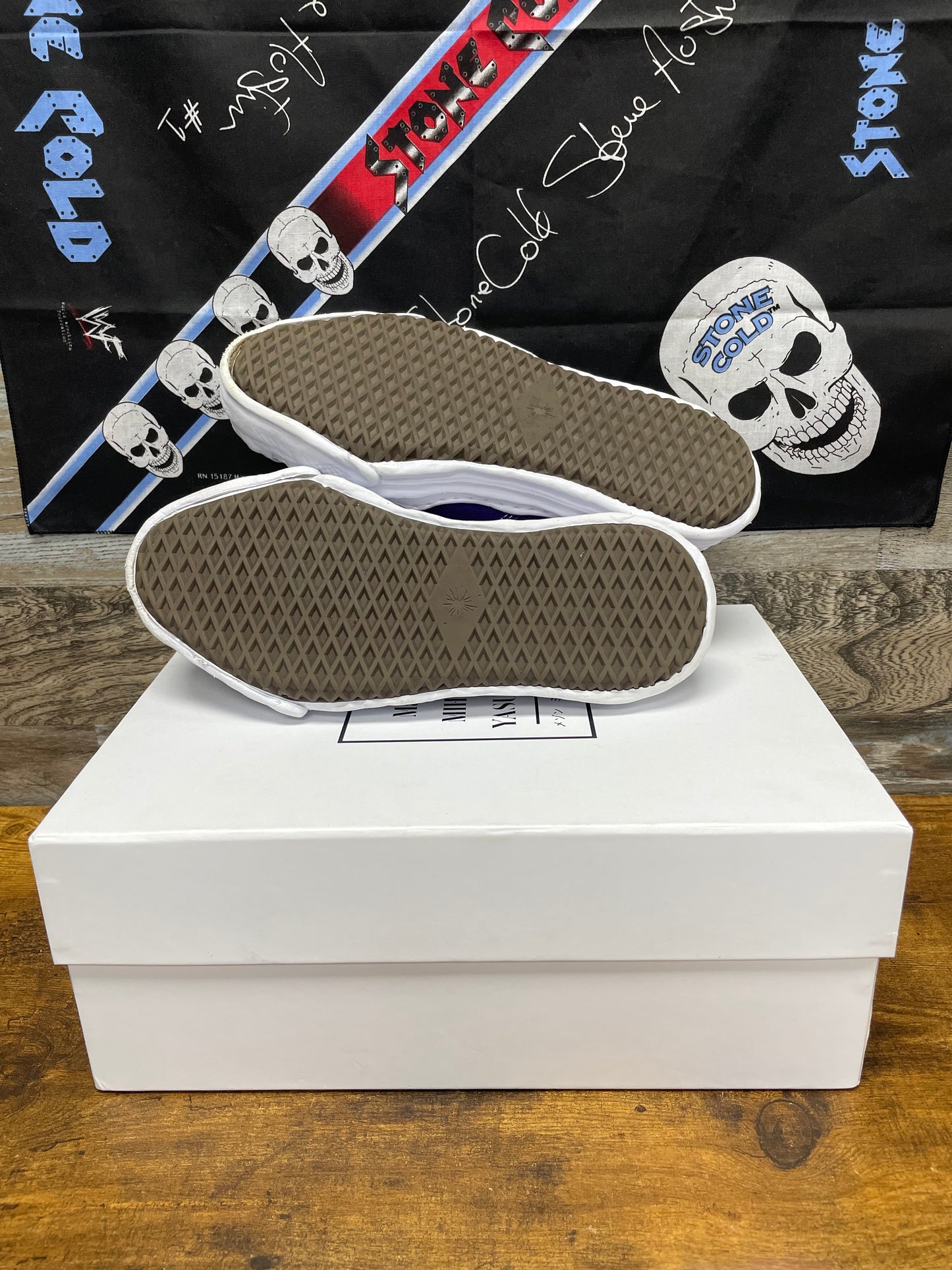 Maison Mihara Yasuhiro Hank OG Sole Canvas Low Purple 40/8