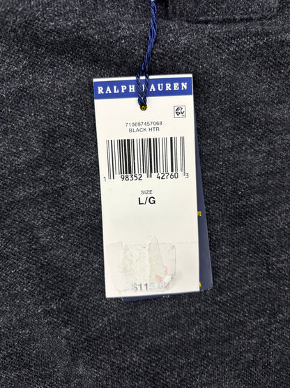 Polo Ralph Lauren black grey shirt L
