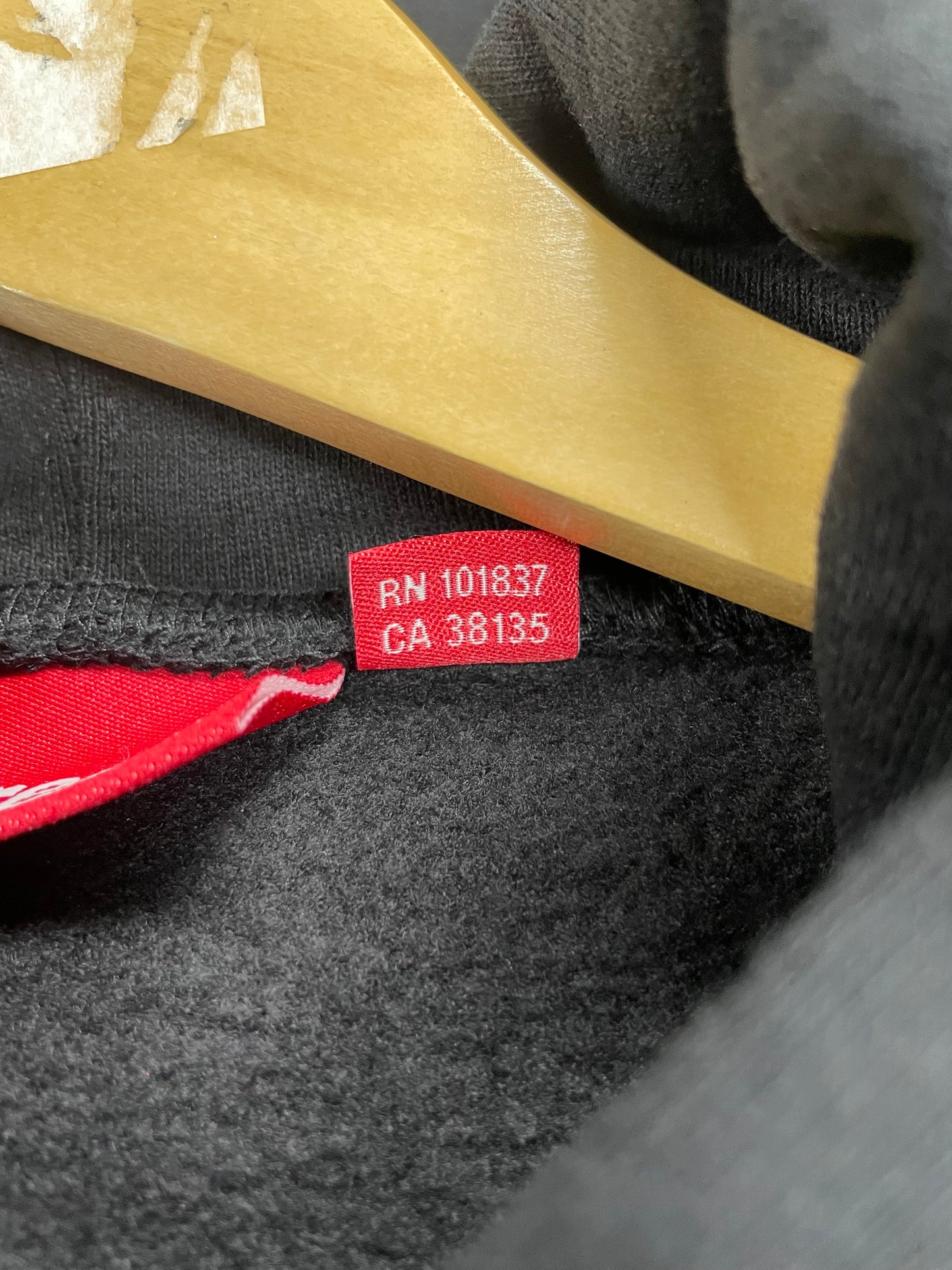 Supreme Classic Logo NY Hoodie black XL New