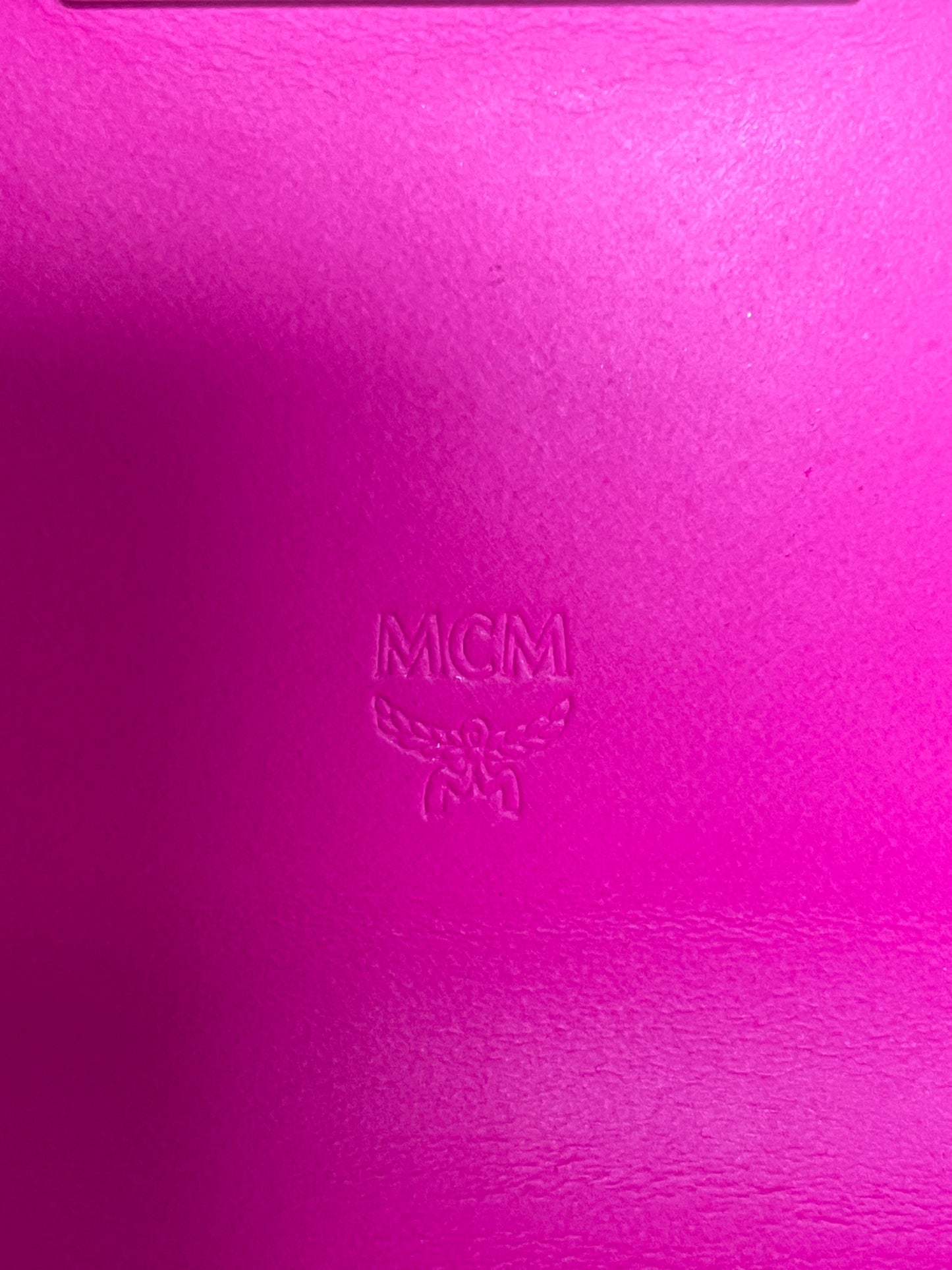 OS - MCM patent leather colorblock Patricia