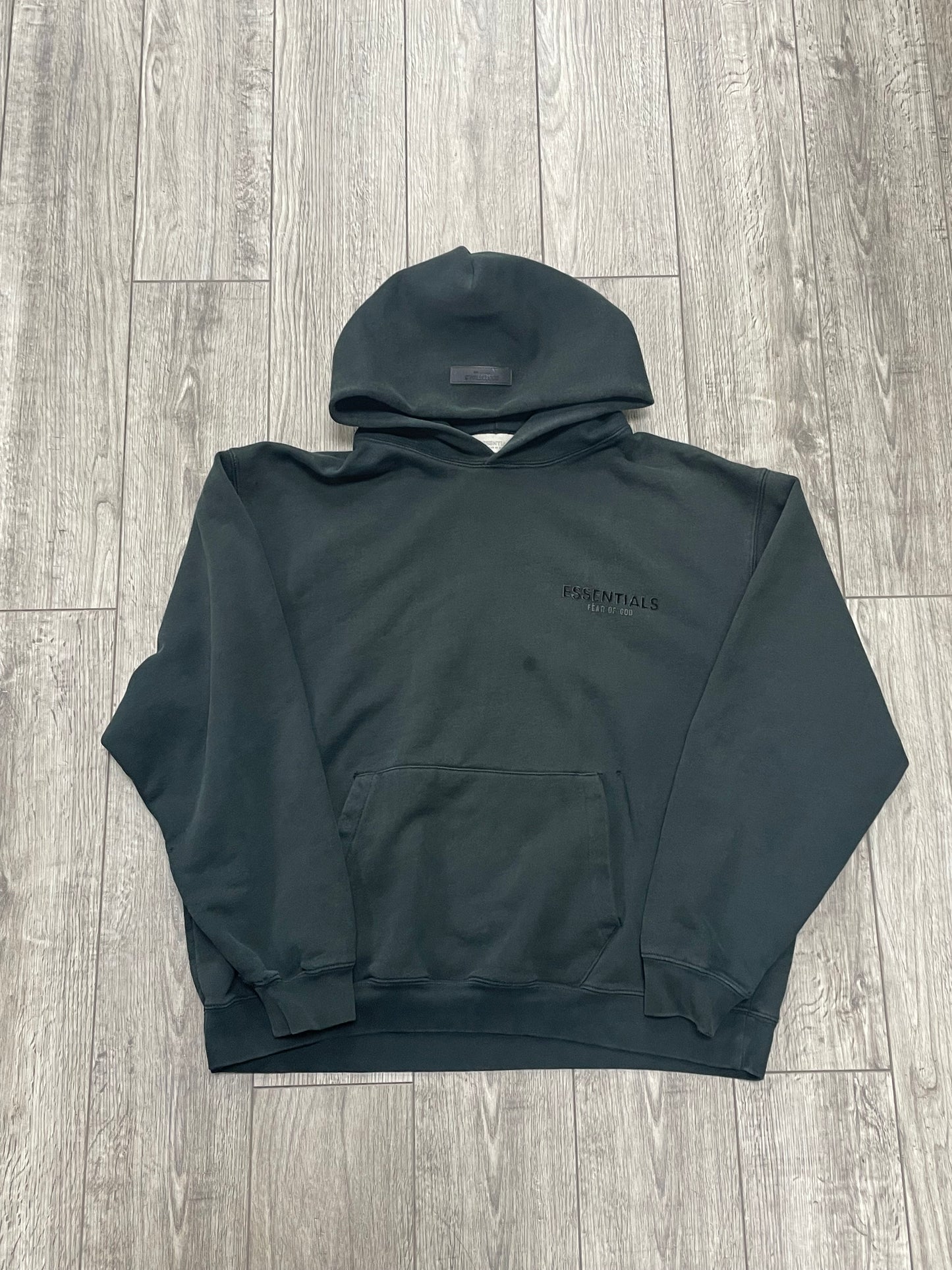 L - FOG Black Essentials Hoodie