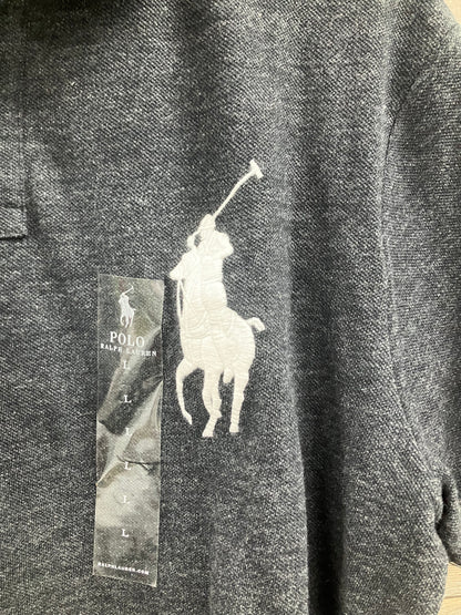 L - Polo By Ralph Lauren Dark Grey Polo