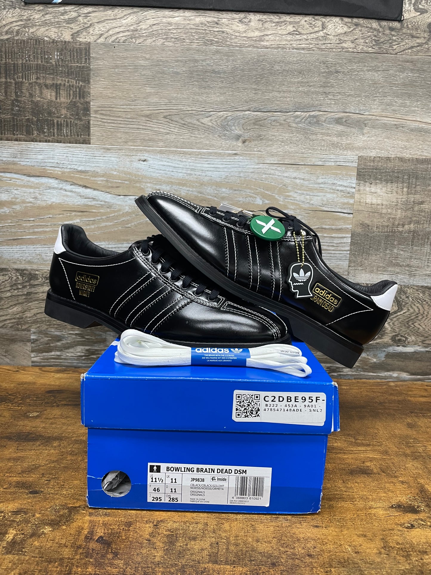 11.5 - Adidas Bowling Brain Dead Dover Street Market Black