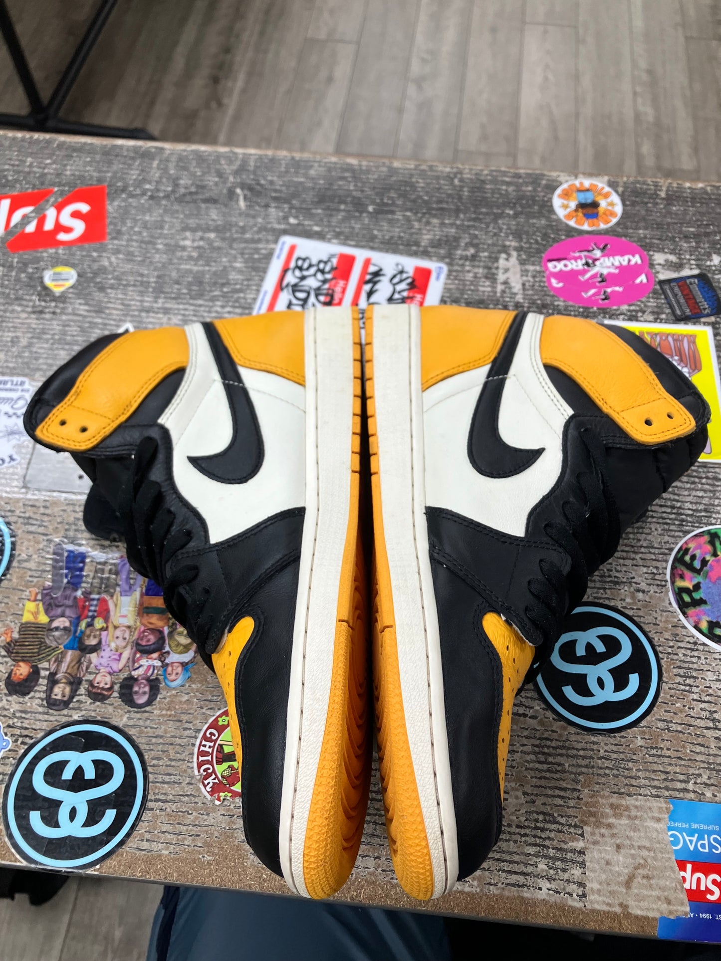 12 - Jordan 1 Retro High OG "Taxi" sneakers