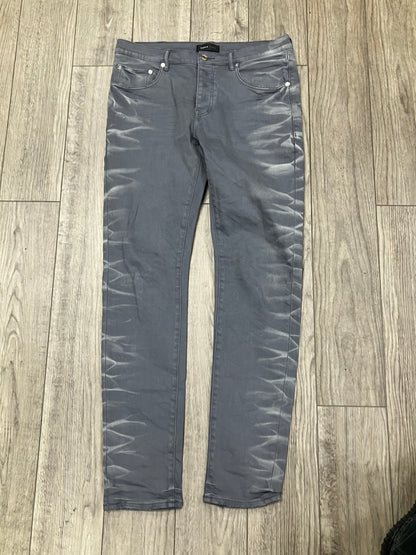 33- Purple Brand Grey Faded Skinny Denim