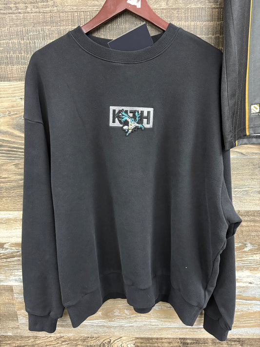 L - kith Batman box logo crewneck