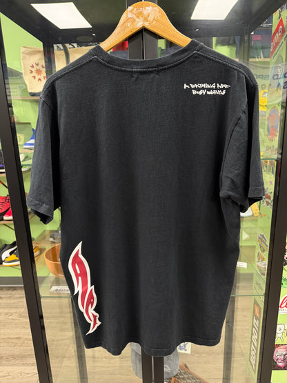 L - Bape Red Graffiti Tee
