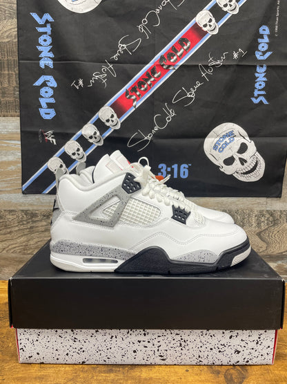 Nike Air Jordan 4 Retro White Cement 10.5