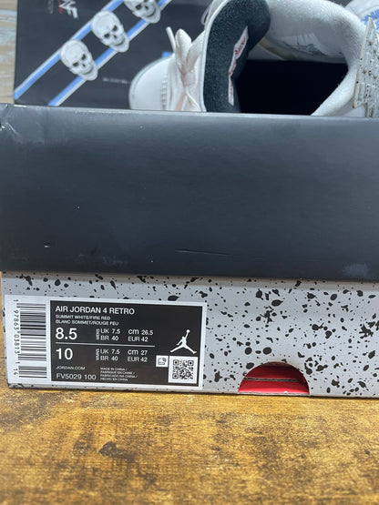 8.5 - Air Jordan 4 Retro White Cement