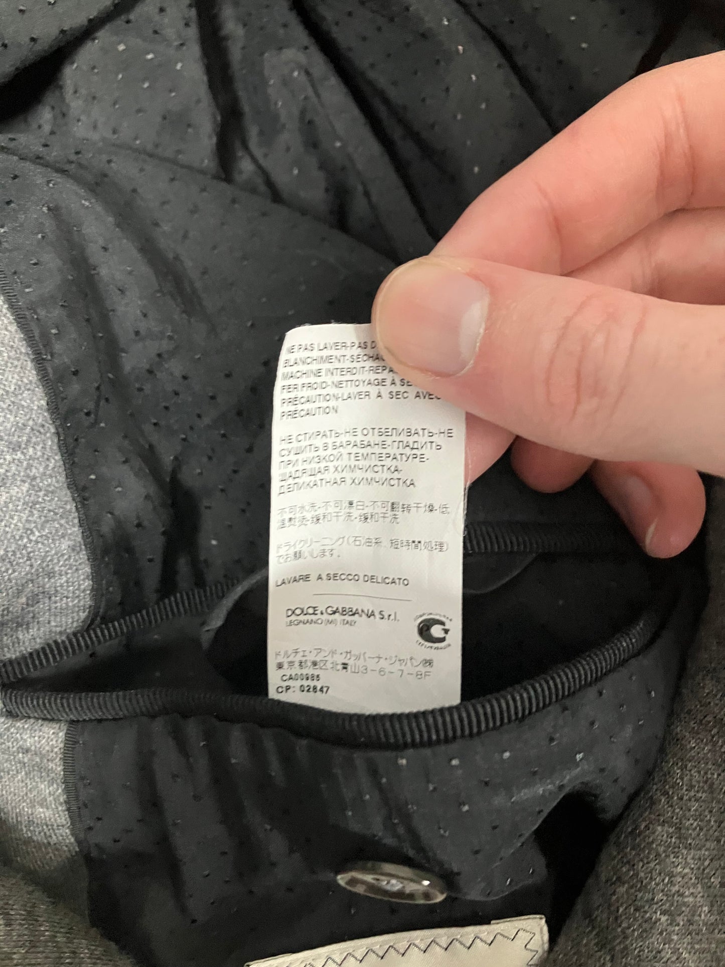 Dolce and Gabbana Wool Jersey Blazer Size 52EU/42US