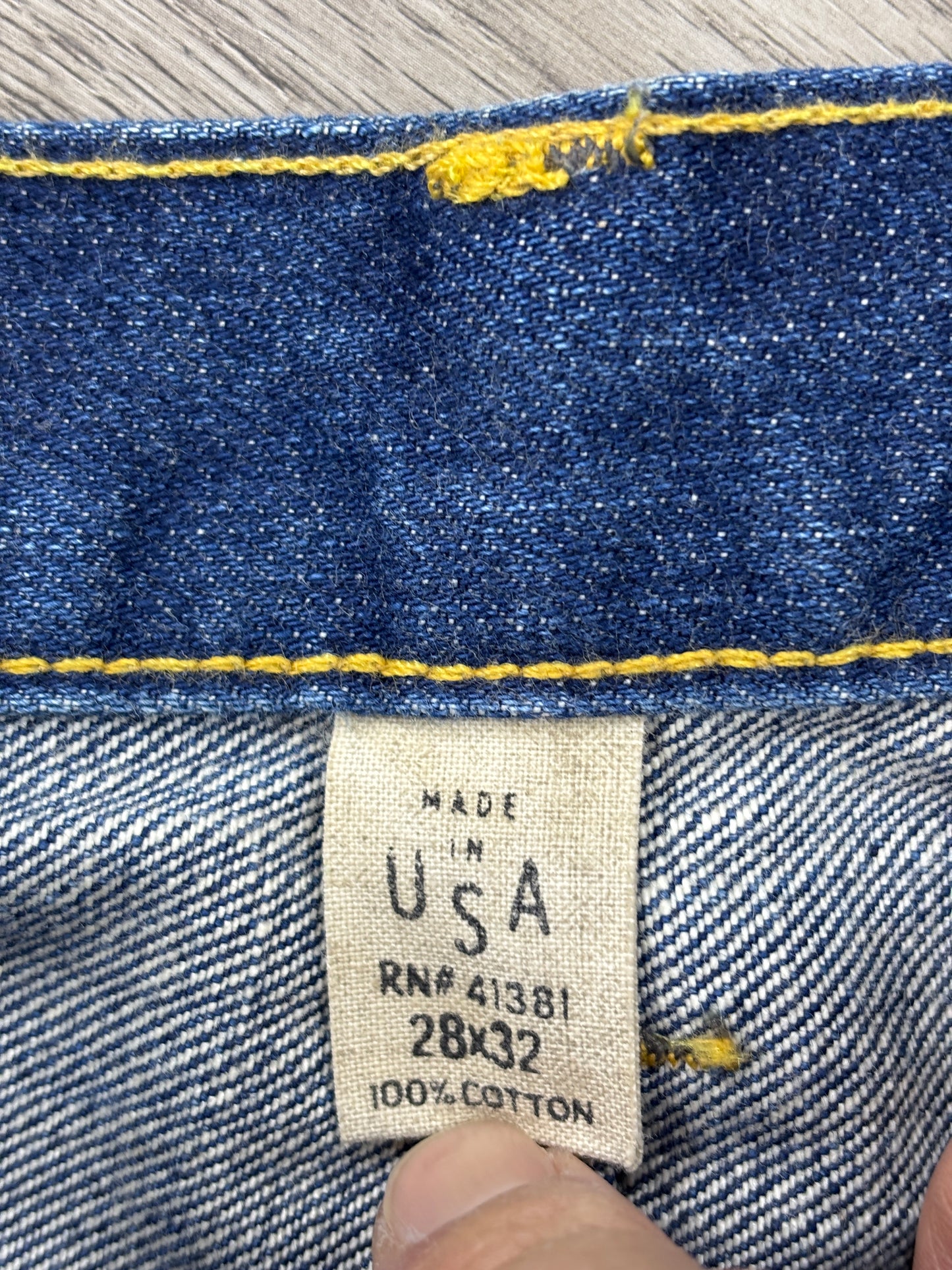28x32 RRL Vintage Selvedge Straight  jeans