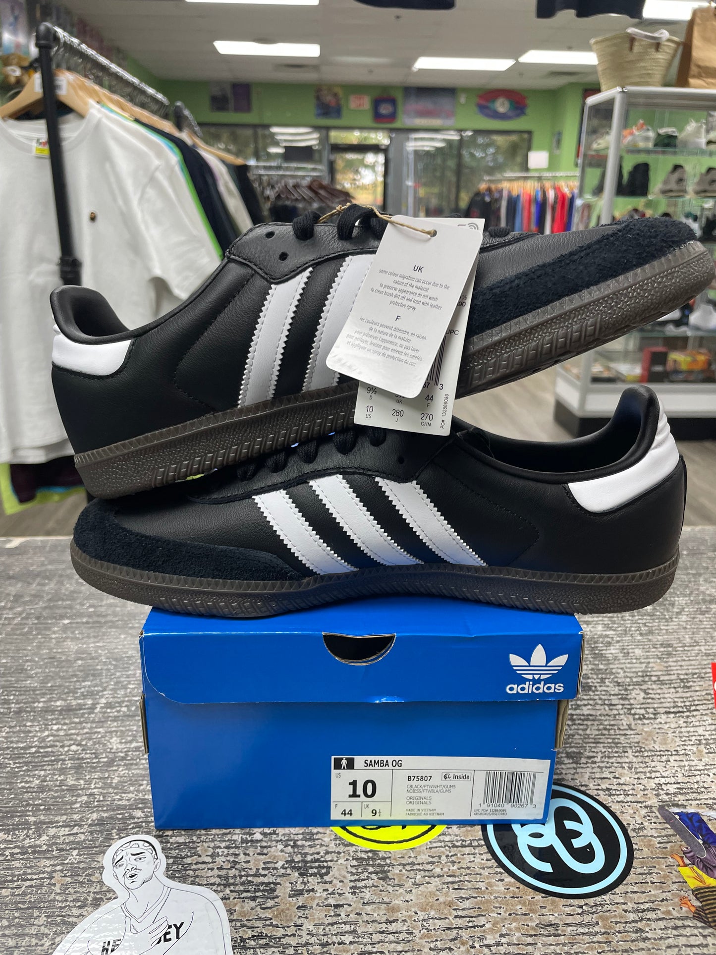 Adidas Samba Black Size 10