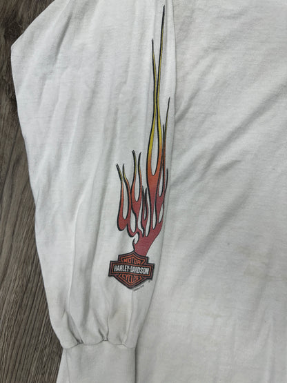 Harley Davidson Long sleeve Flames Y2K Size XL