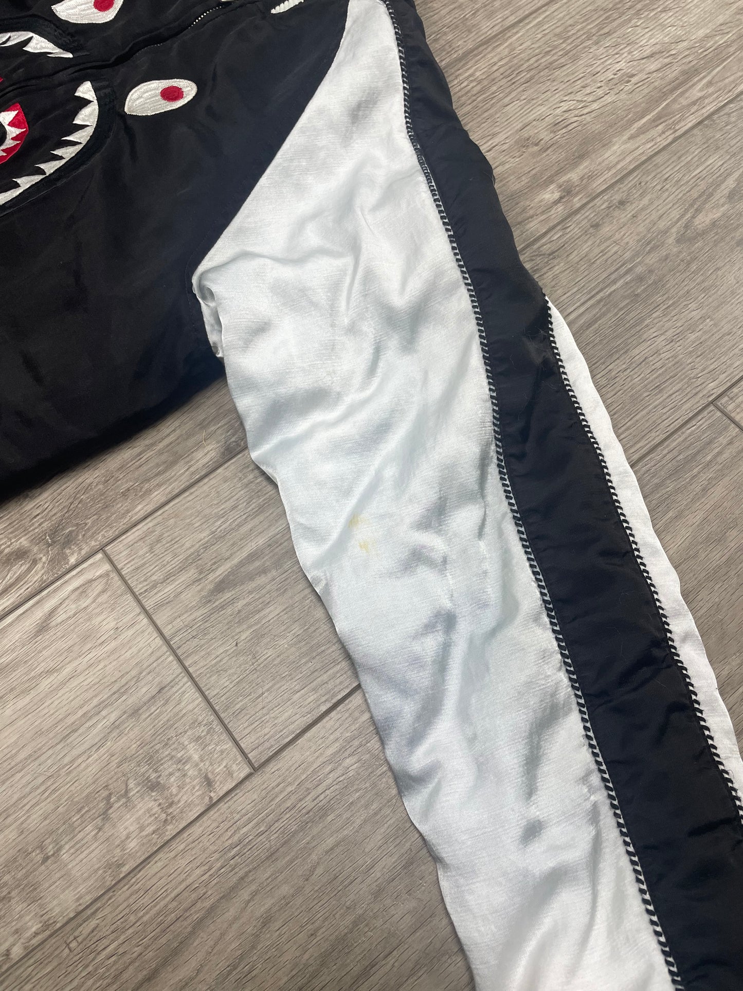 BAPE Shark Face Souvenir Bomber L