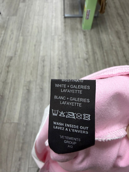 VETEMENTS x Galeries Lafayette double-layer t-shirt XS