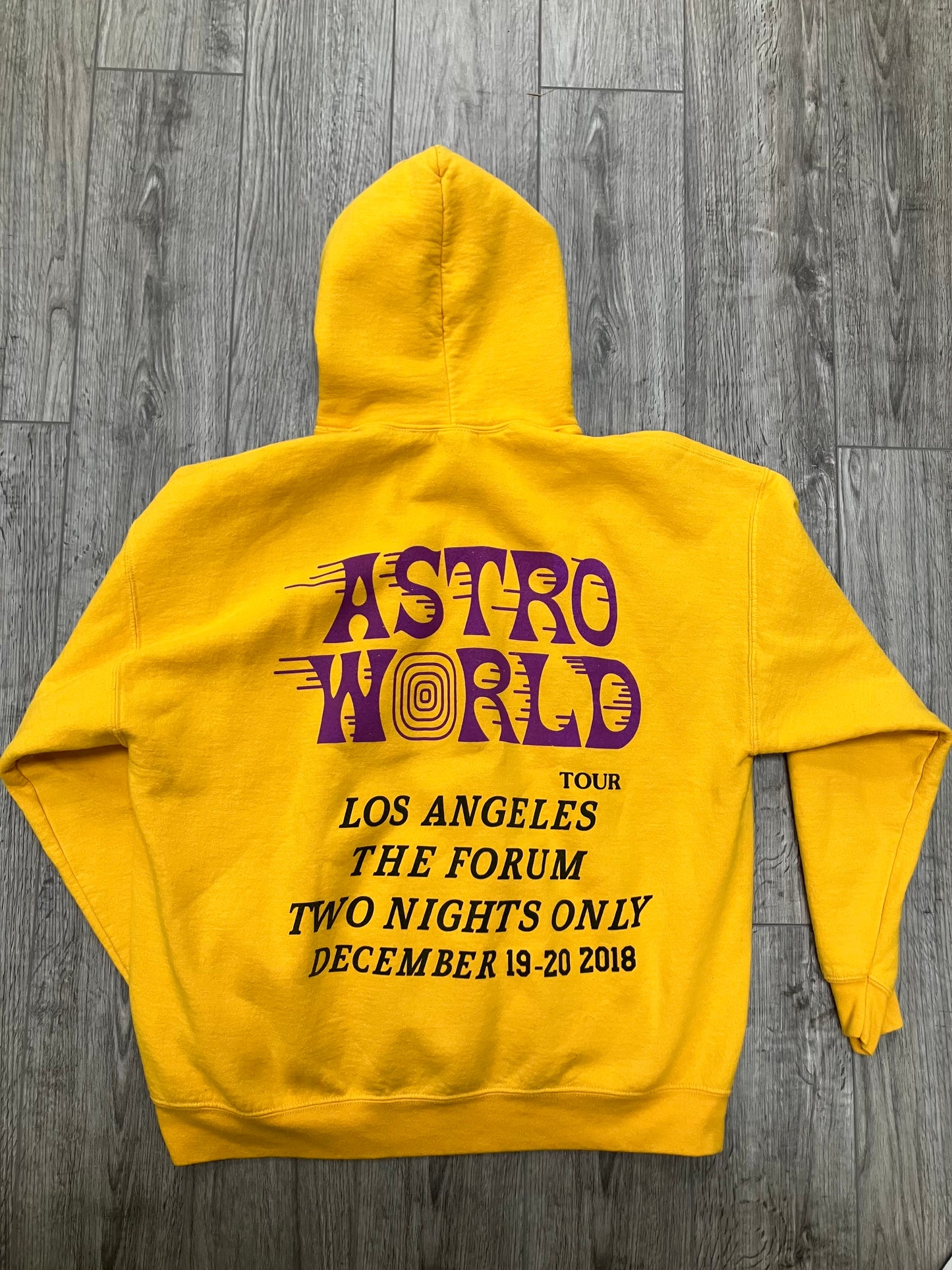 Astroworld Lakers Hoodie Size L